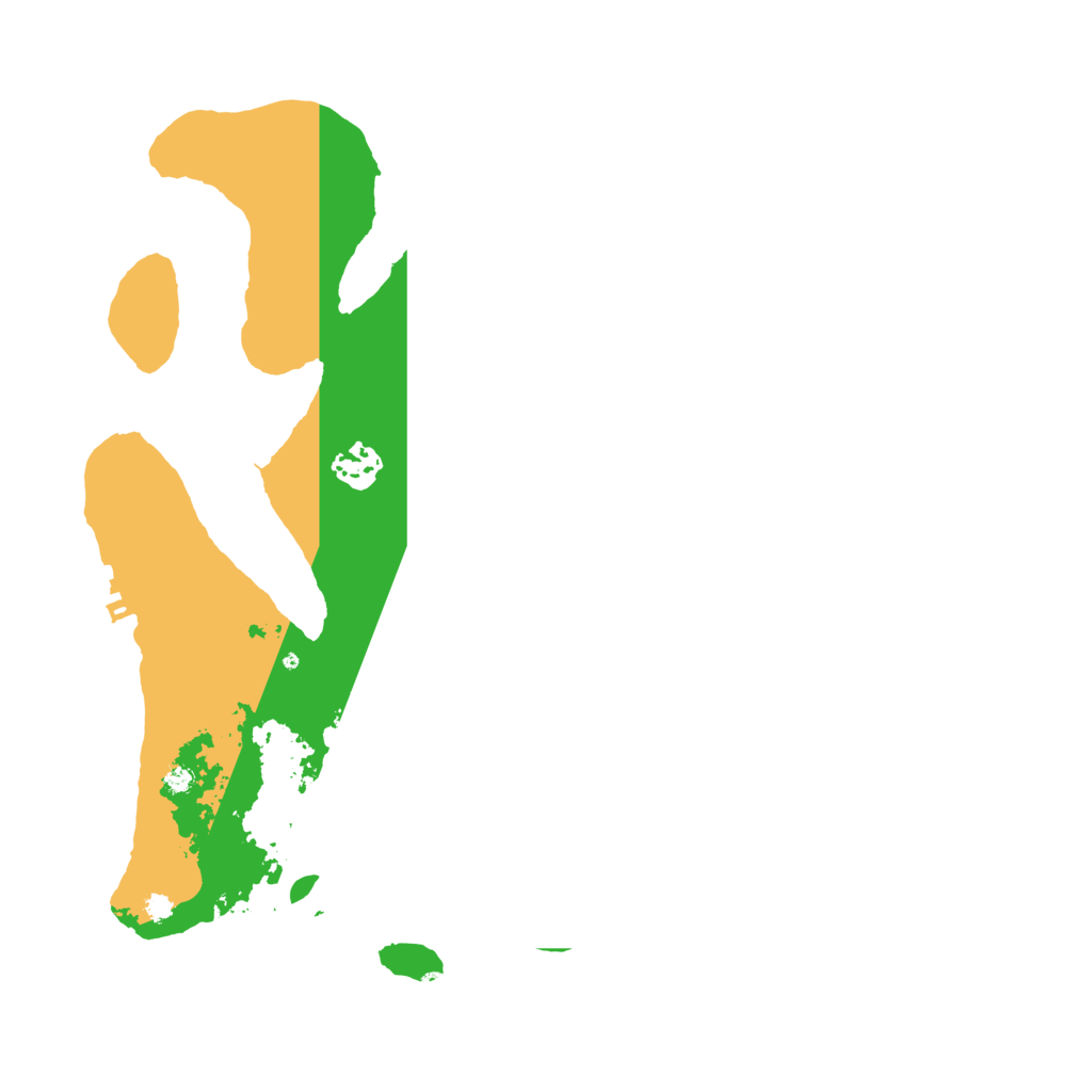 Biome Rust Map: Procedural Map, Size: 3500, Seed: 45503