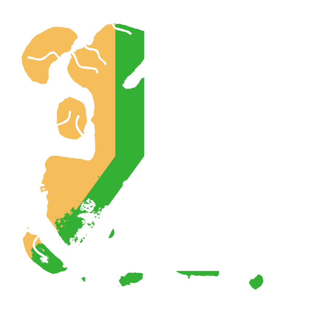 Biome Rust Map: Procedural Map, Size: 3550, Seed: 981289