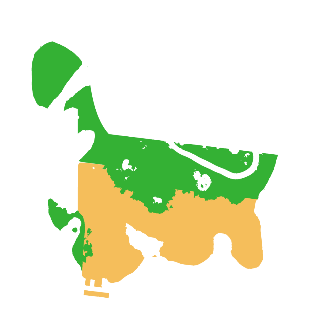 Biome Rust Map: Procedural Map, Size: 2500, Seed: 2147483645