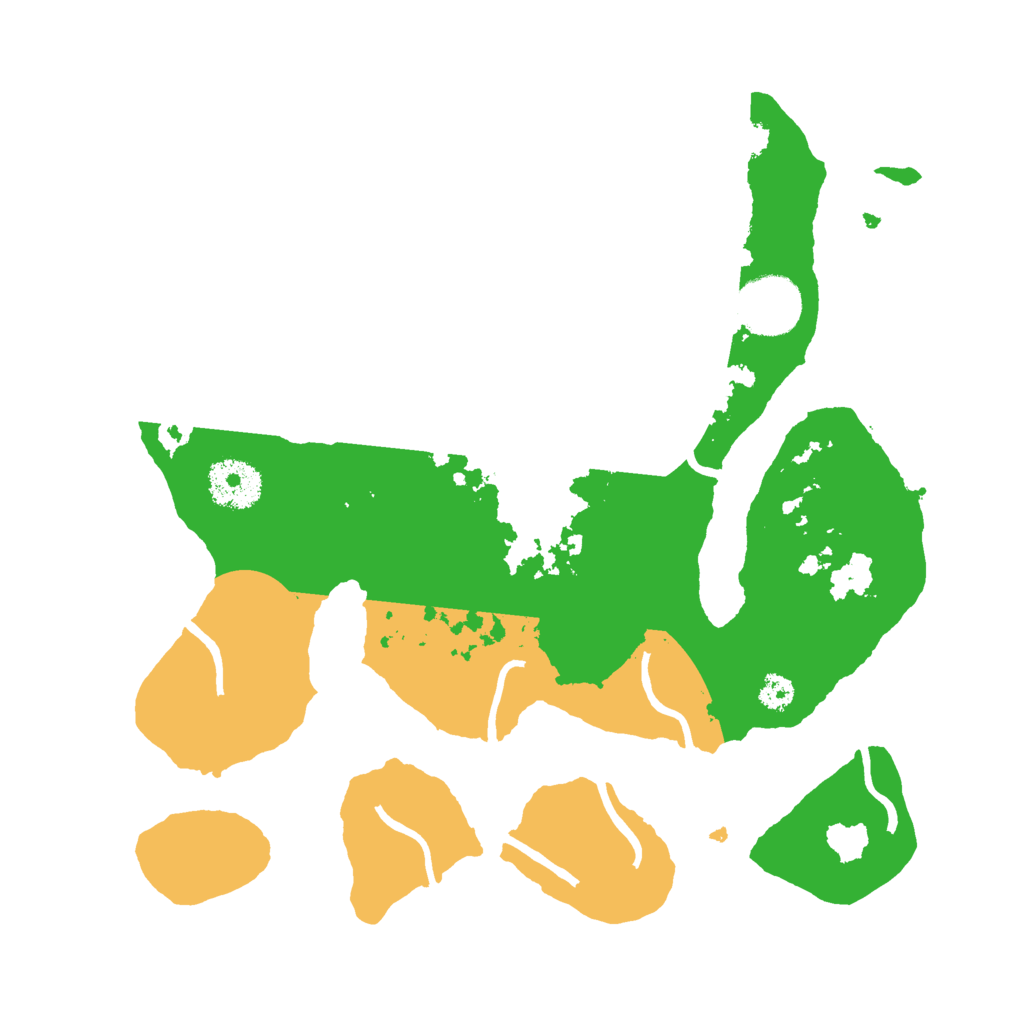 Biome Rust Map: Procedural Map, Size: 3000, Seed: 1407900712