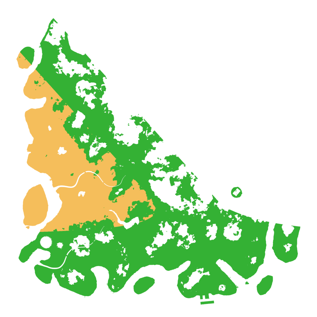 Biome Rust Map: Procedural Map, Size: 4750, Seed: 3456