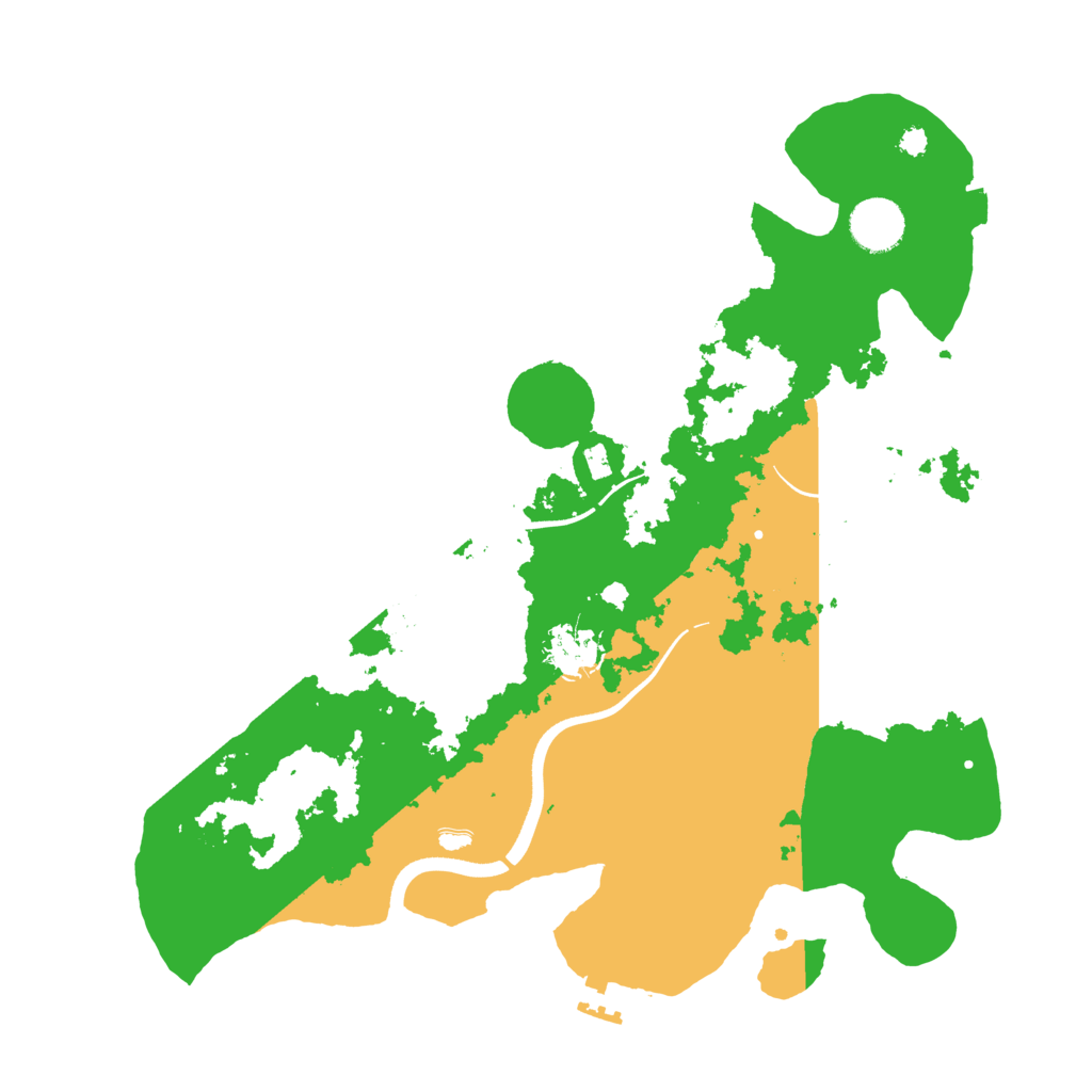 Biome Rust Map: Procedural Map, Size: 3550, Seed: 784437