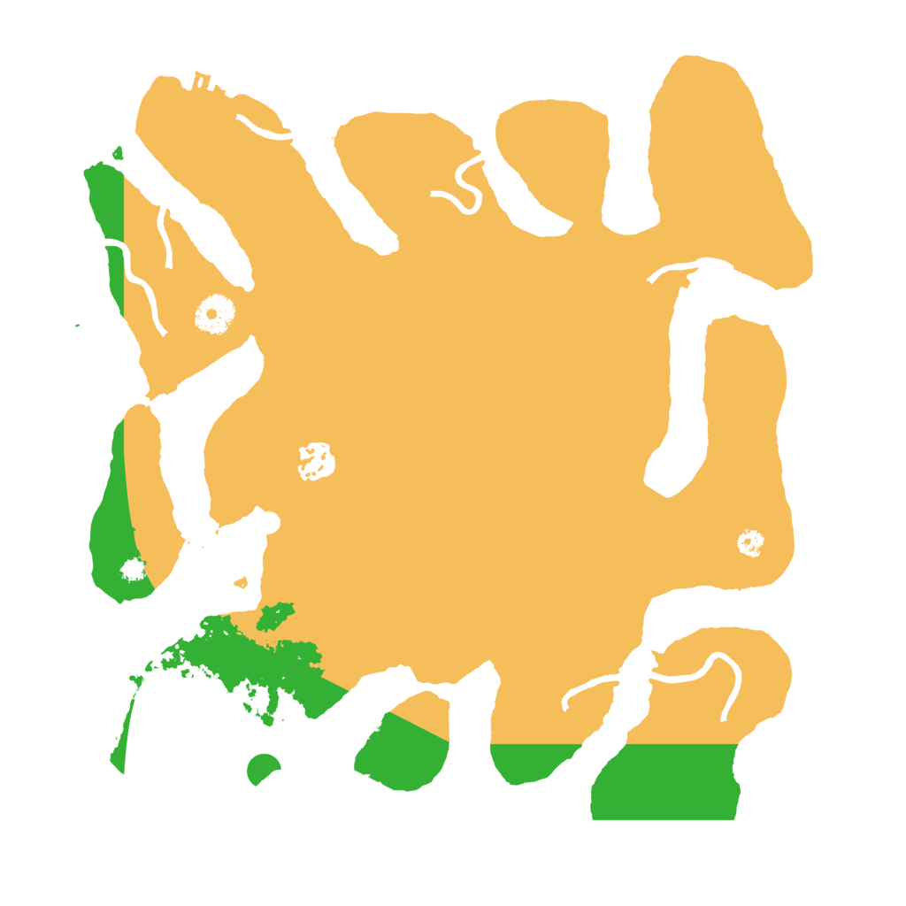 Biome Rust Map: Procedural Map, Size: 3500, Seed: 7240253