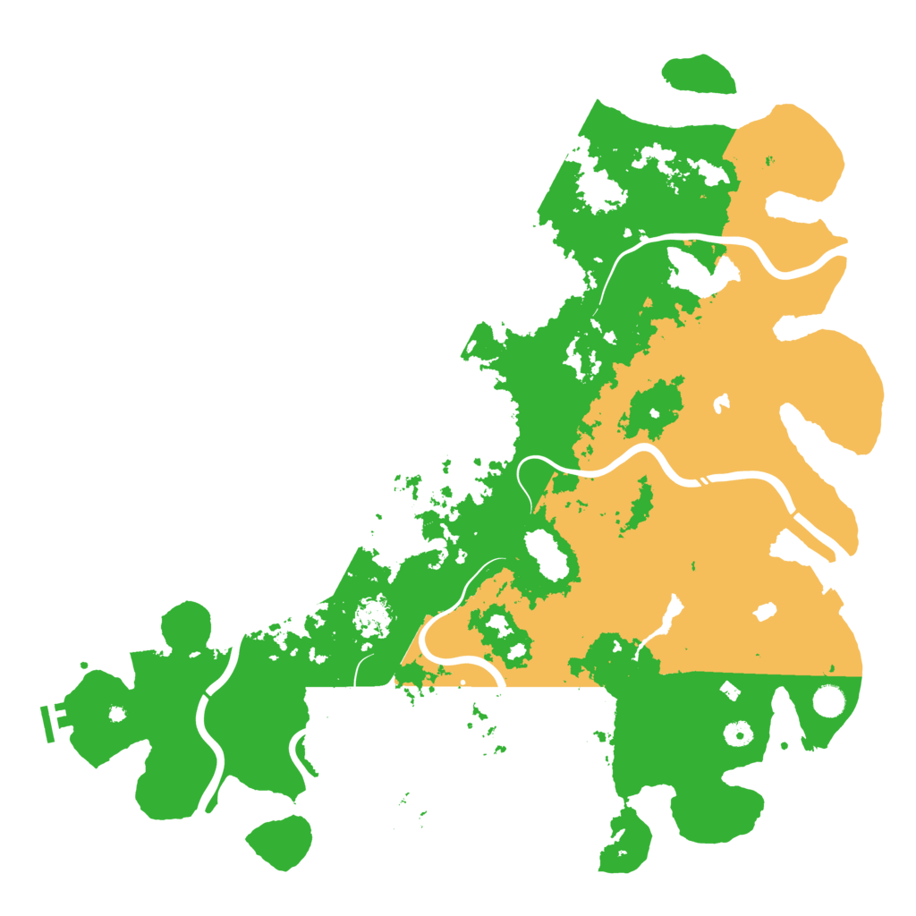 Biome Rust Map: Procedural Map, Size: 5000, Seed: 73988416