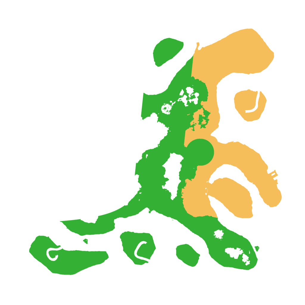 Biome Rust Map: Procedural Map, Size: 3000, Seed: 9668444