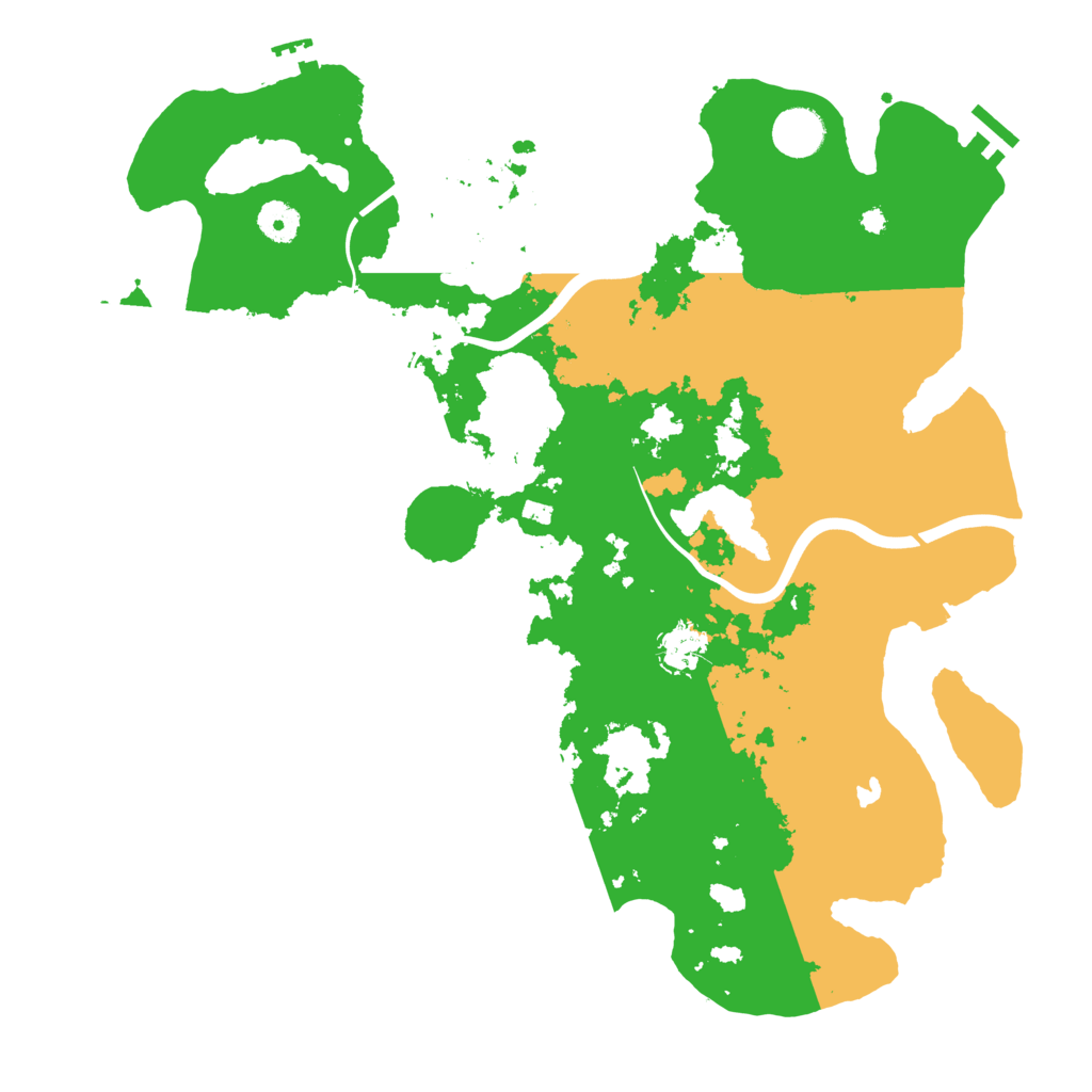 Biome Rust Map: Procedural Map, Size: 4000, Seed: 197485