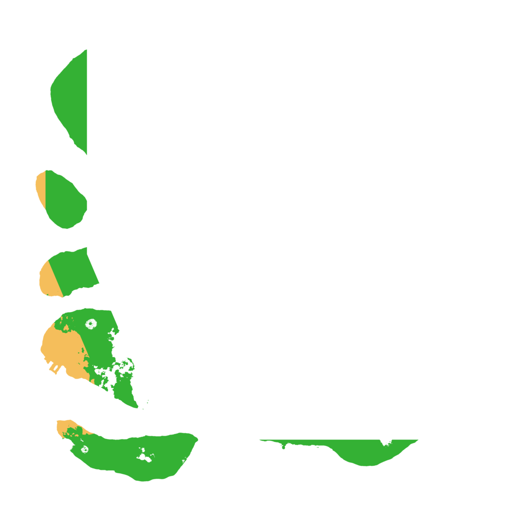 Biome Rust Map: Procedural Map, Size: 3550, Seed: 968399