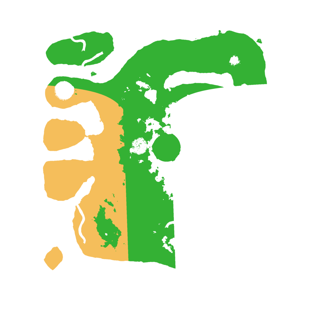 Biome Rust Map: Procedural Map, Size: 3000, Seed: 19990410