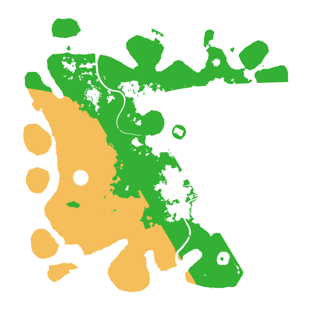 Biome Rust Map: Procedural Map, Size: 3550, Seed: 949502