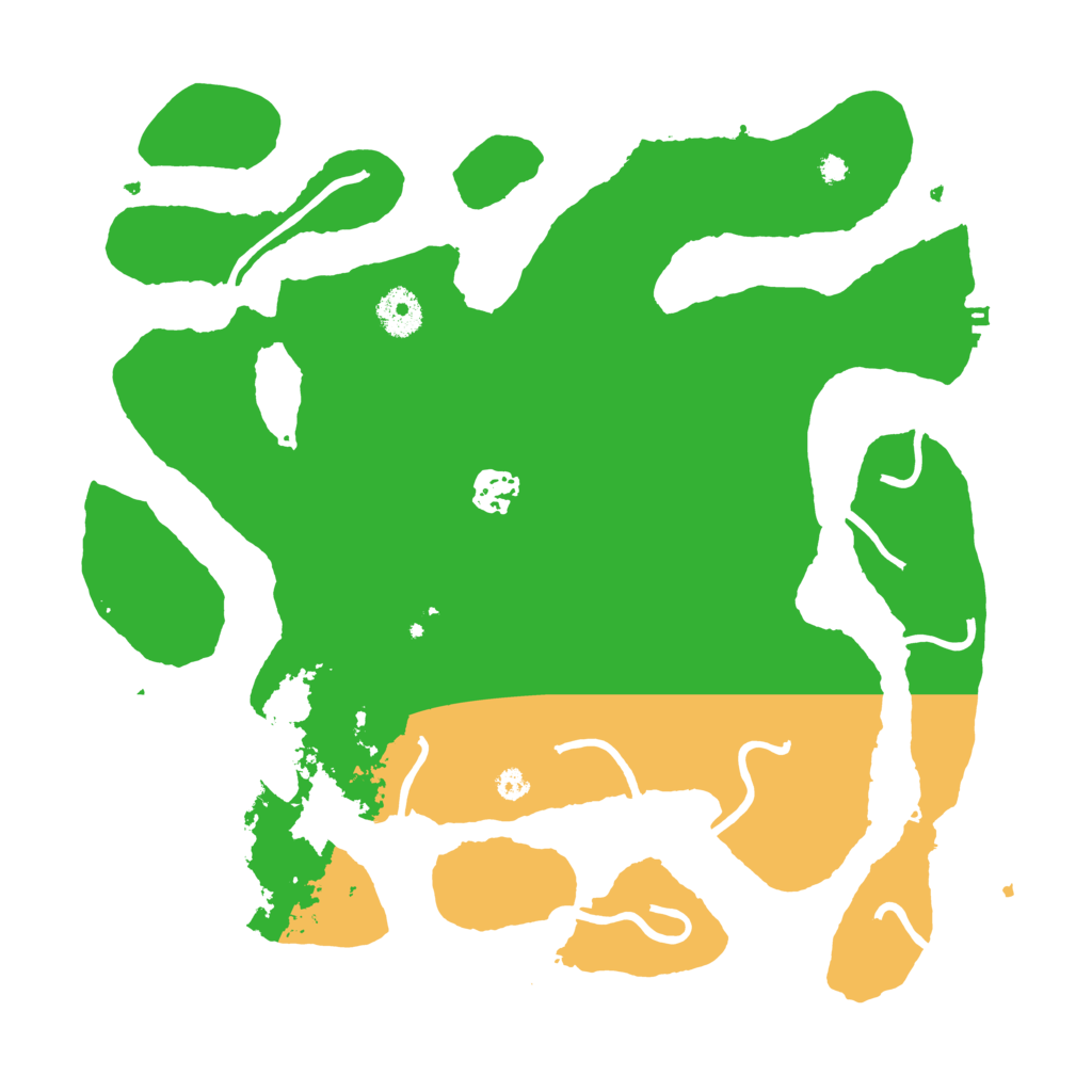 Biome Rust Map: Procedural Map, Size: 3550, Seed: 78338