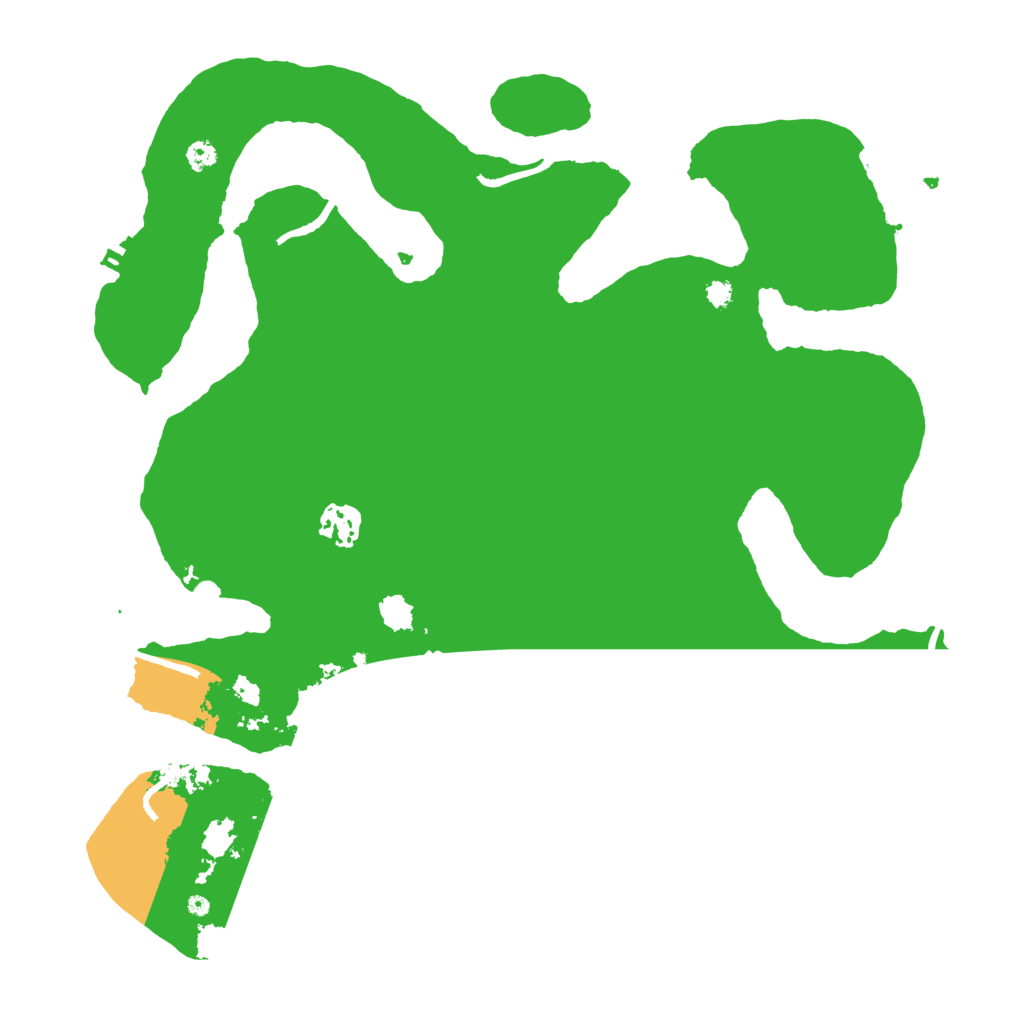 Biome Rust Map: Procedural Map, Size: 3550, Seed: 522358