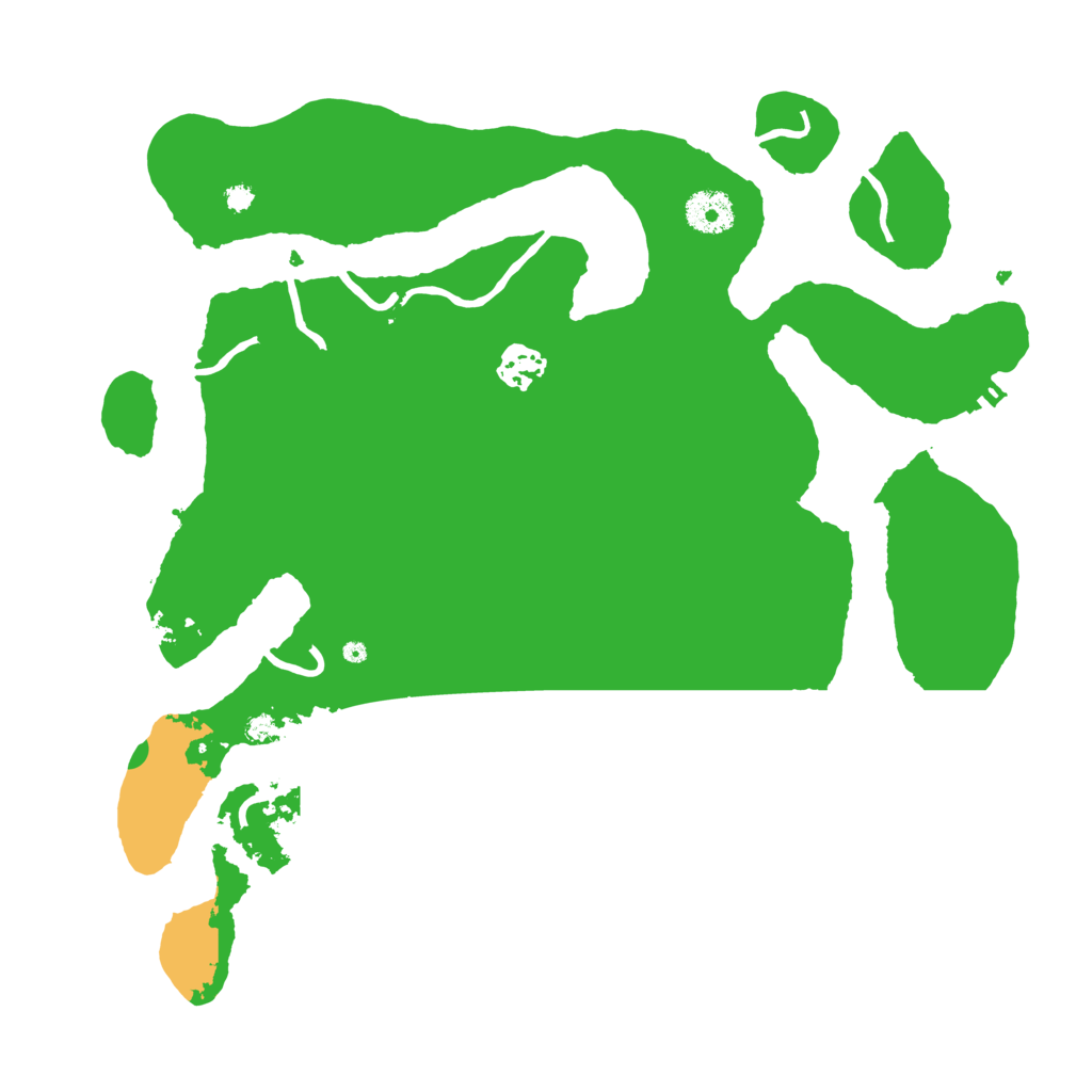 Biome Rust Map: Procedural Map, Size: 3550, Seed: 959990