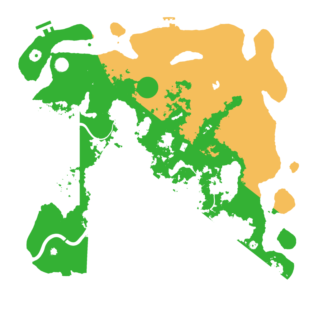 Biome Rust Map: Procedural Map, Size: 4000, Seed: 92662