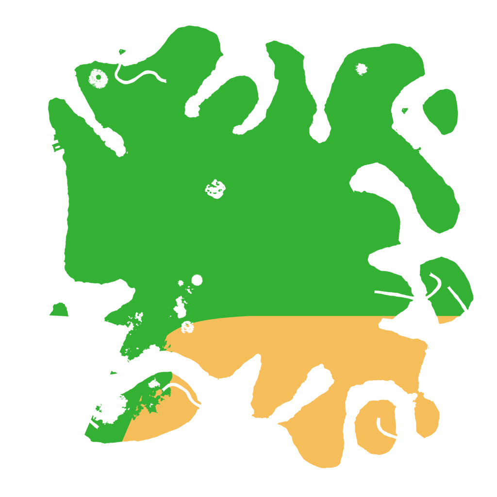 Biome Rust Map: Procedural Map, Size: 4000, Seed: 728538