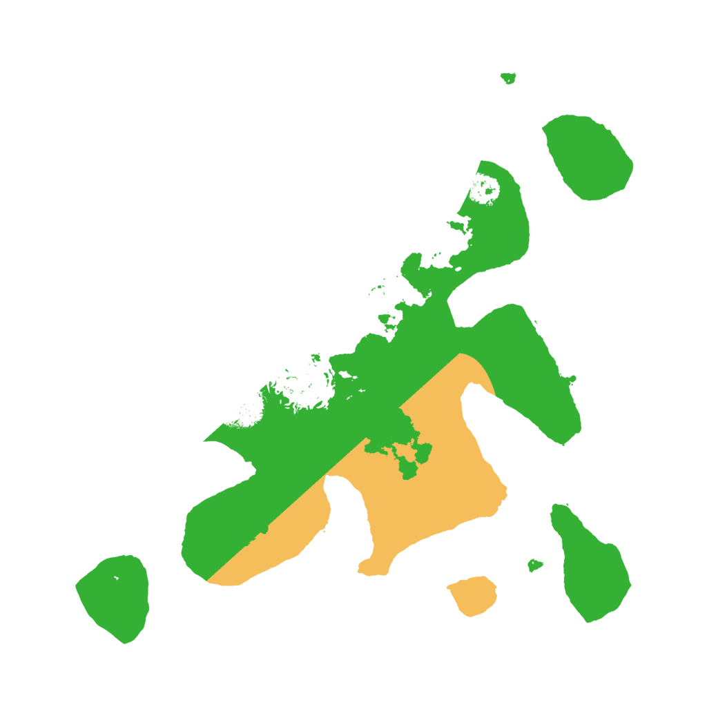 Biome Rust Map: Procedural Map, Size: 2500, Seed: 2895