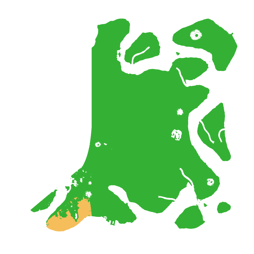 Biome Rust Map: Procedural Map, Size: 3550, Seed: 350334