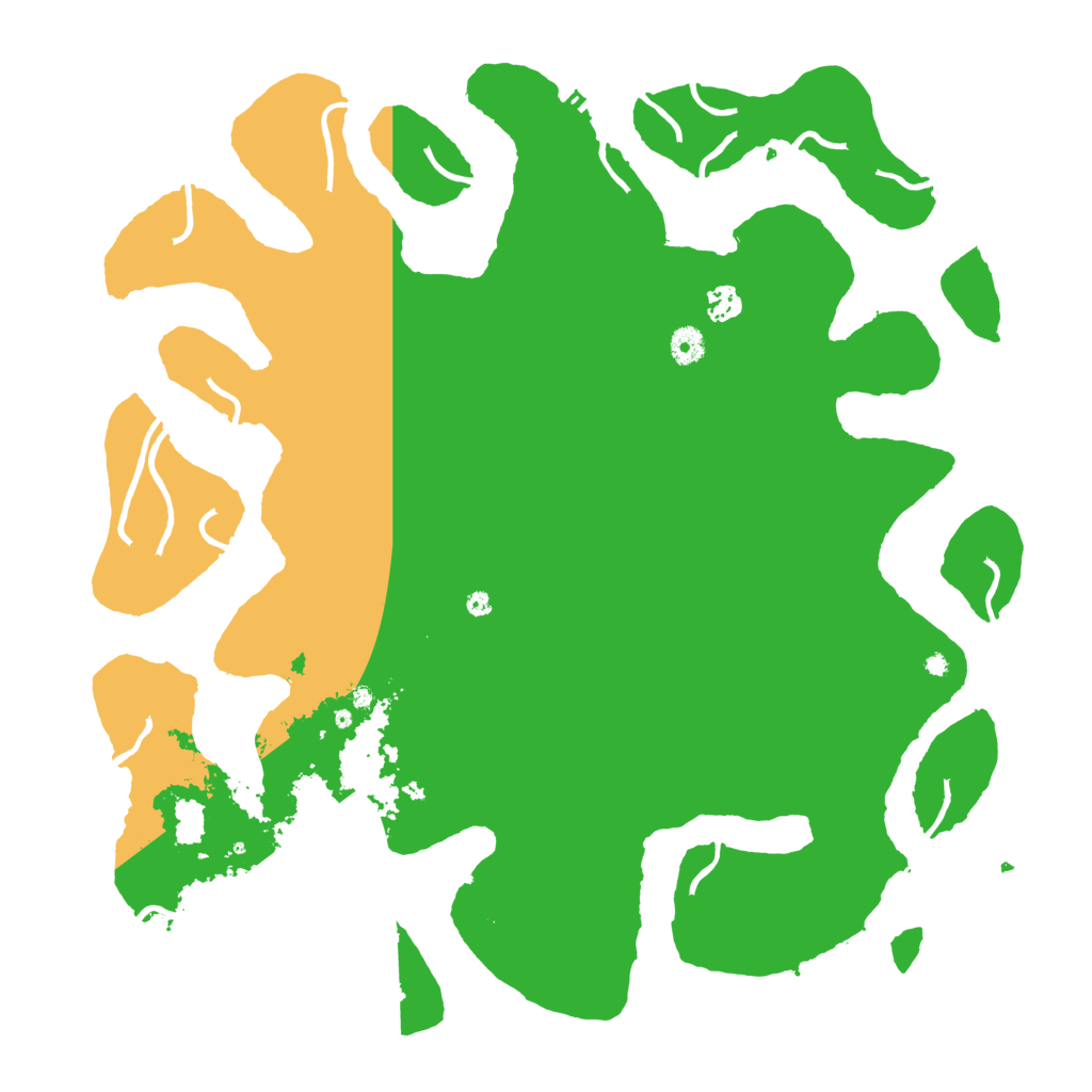 Biome Rust Map: Procedural Map, Size: 4500, Seed: 843270427