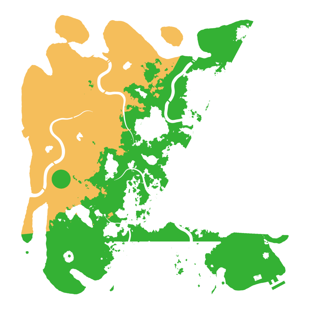 Biome Rust Map: Procedural Map, Size: 4500, Seed: 4794231