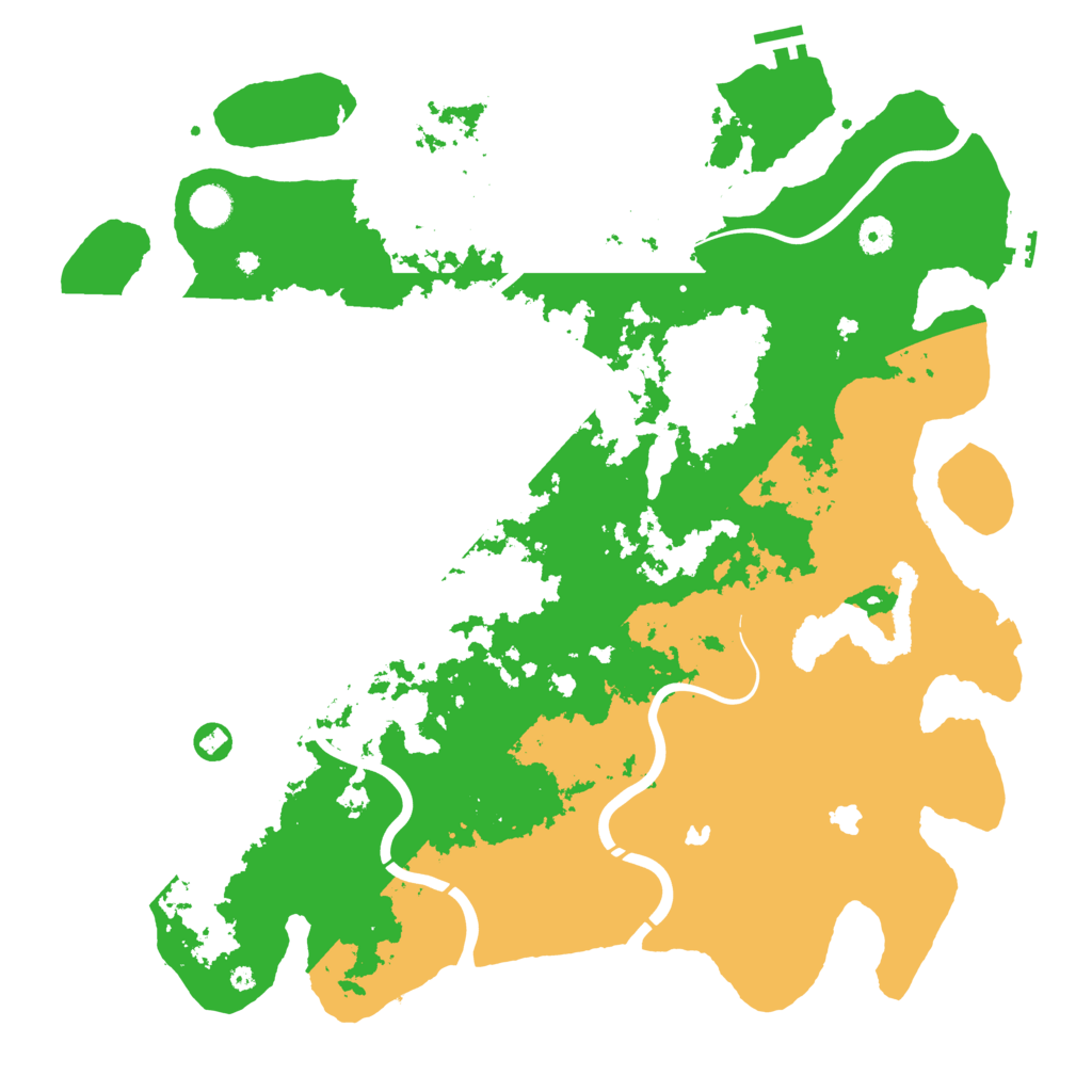 Biome Rust Map: Procedural Map, Size: 4500, Seed: 4794890