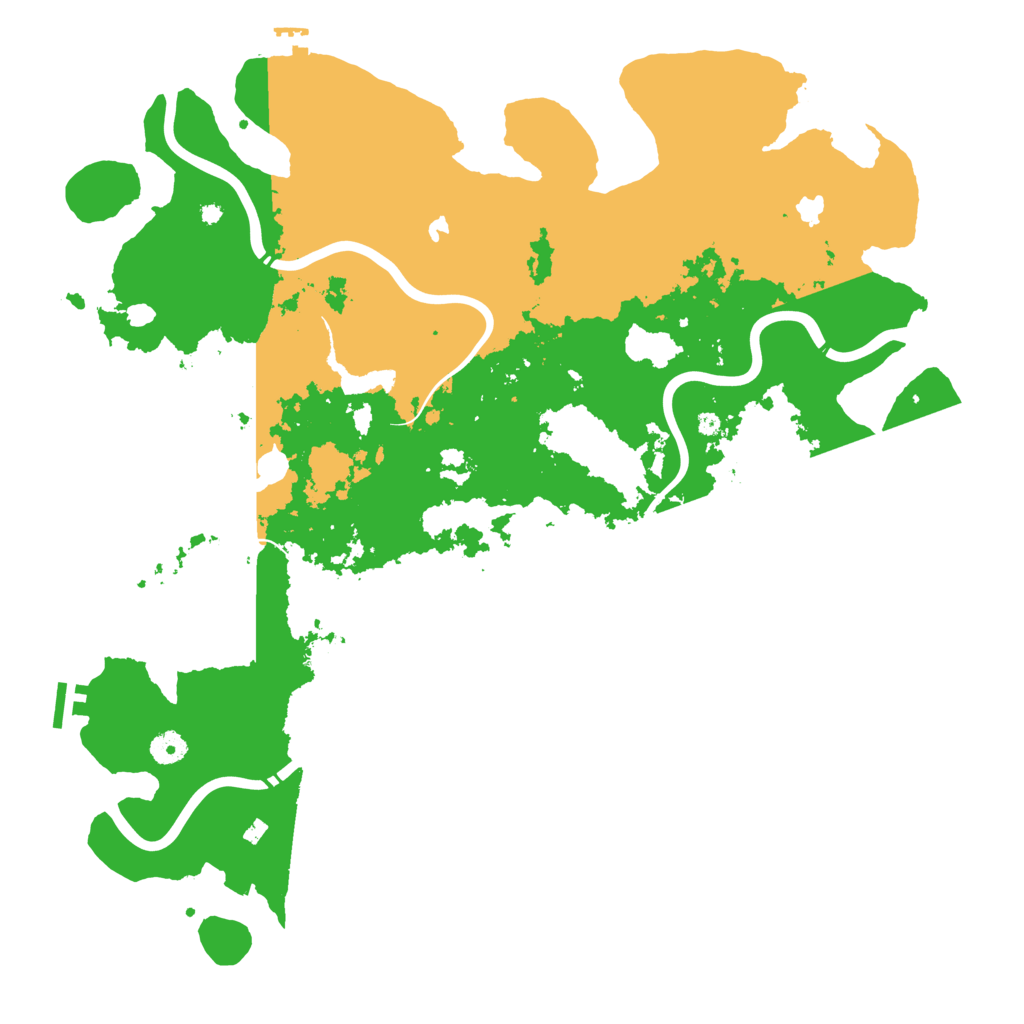Biome Rust Map: Procedural Map, Size: 4500, Seed: 2715894