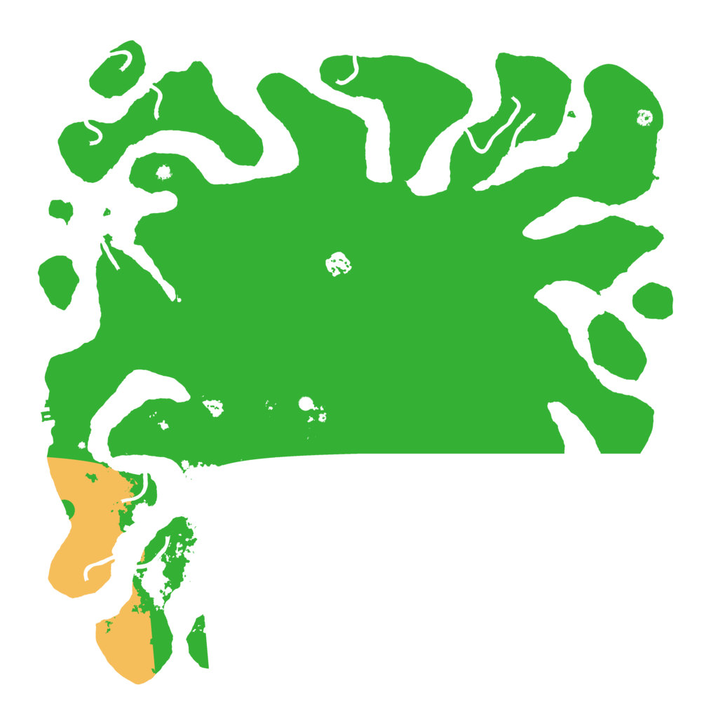 Biome Rust Map: Procedural Map, Size: 4500, Seed: 1261190165