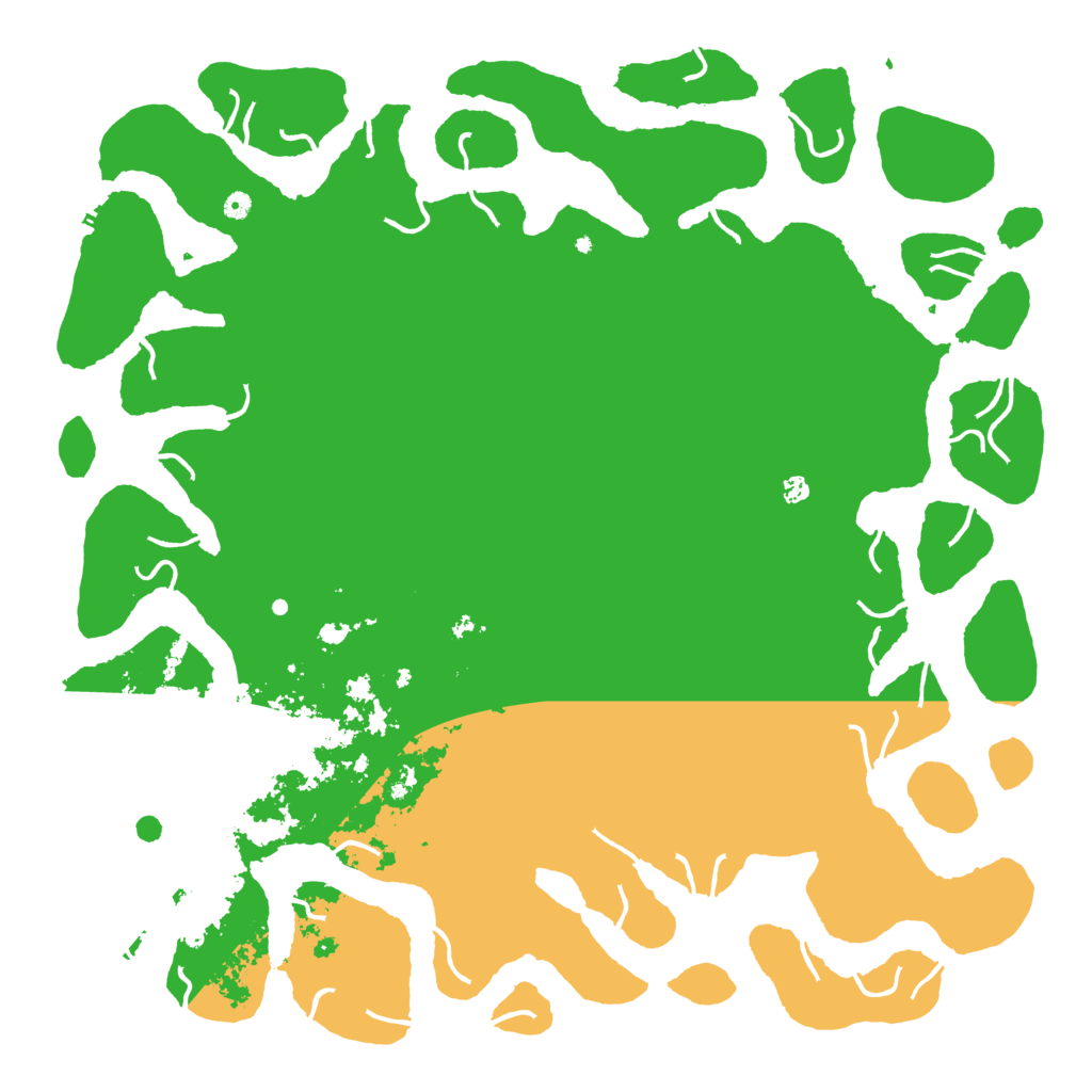 Biome Rust Map: Procedural Map, Size: 6000, Seed: 35791333