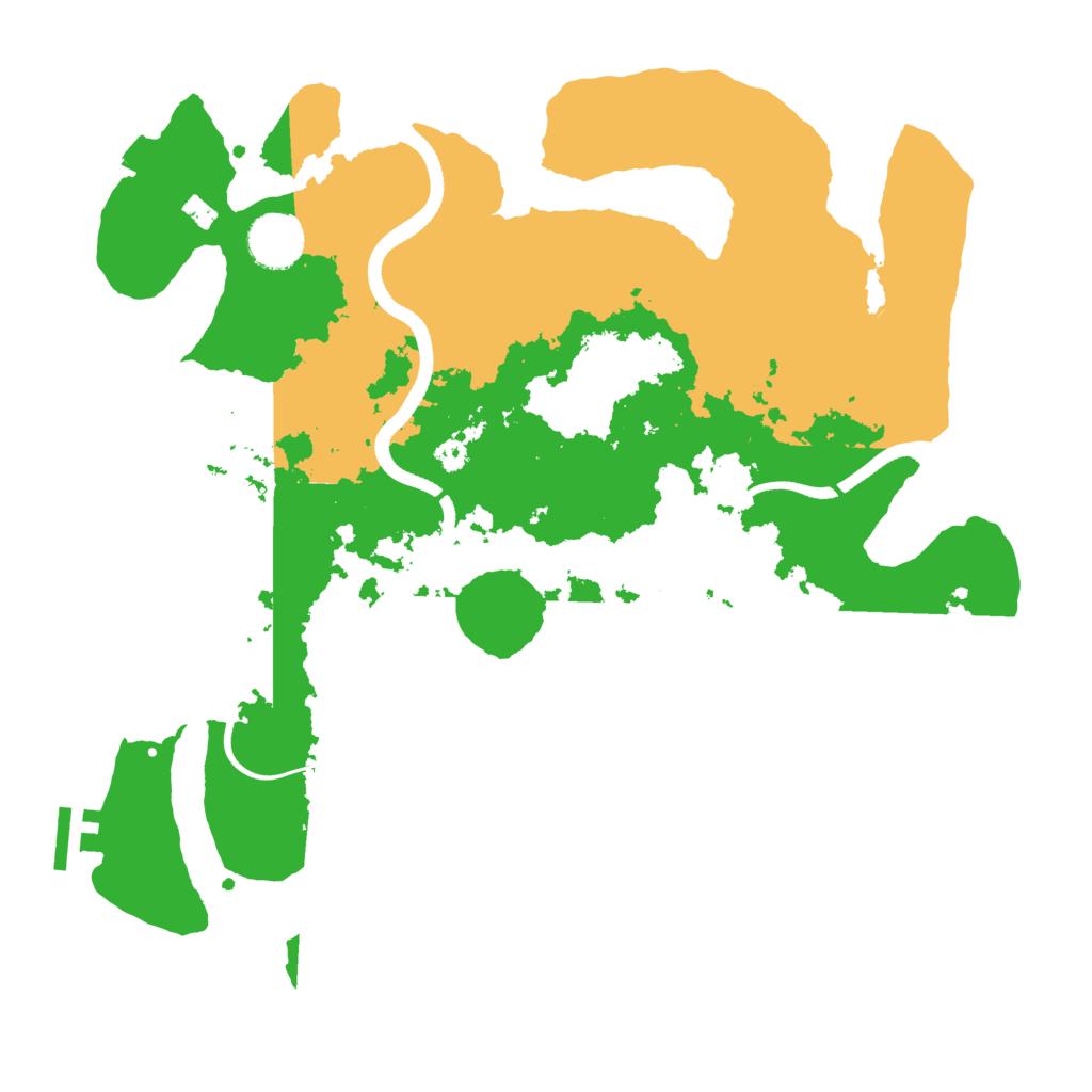 Biome Rust Map: Procedural Map, Size: 3500, Seed: 412