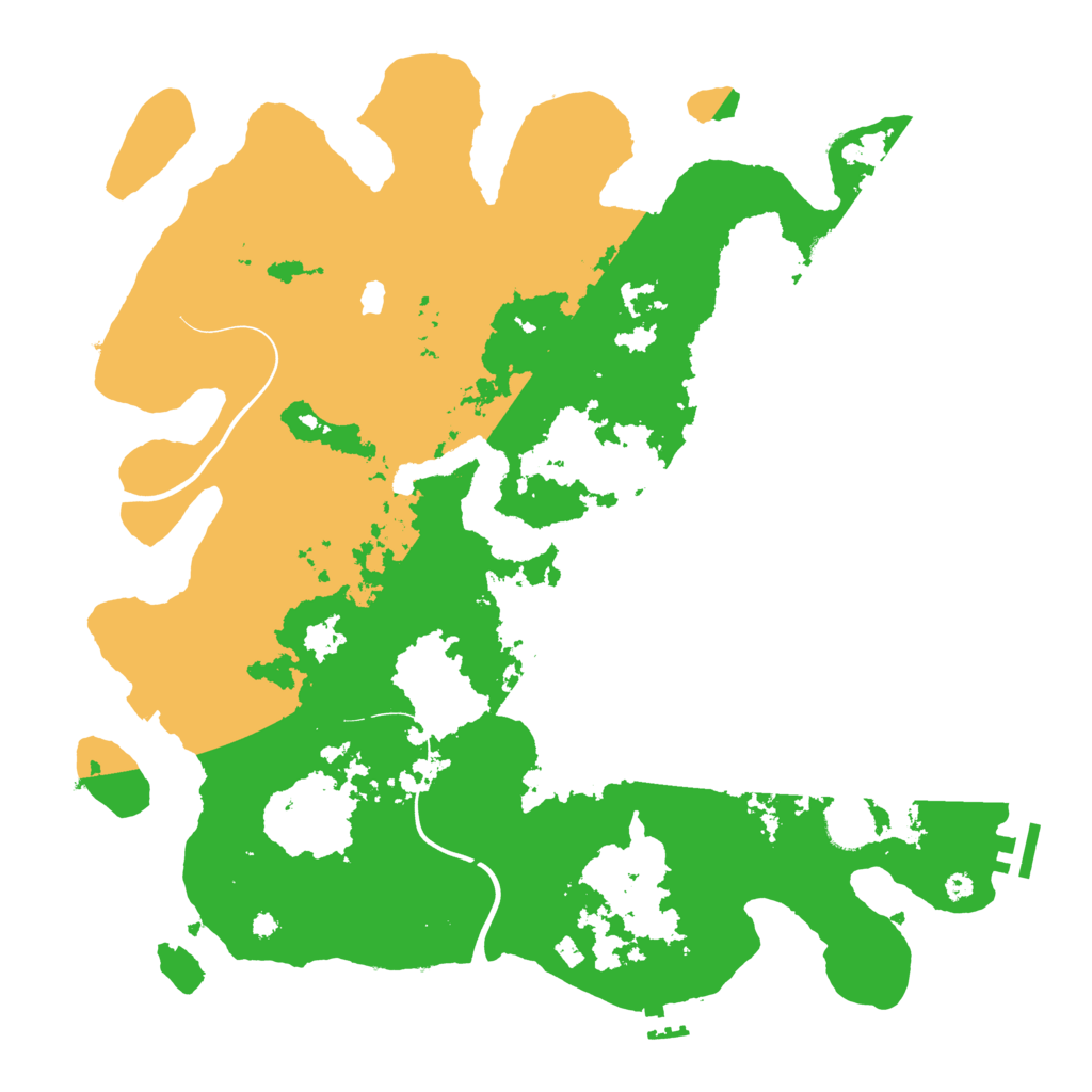 Biome Rust Map: Procedural Map, Size: 4000, Seed: 547292265
