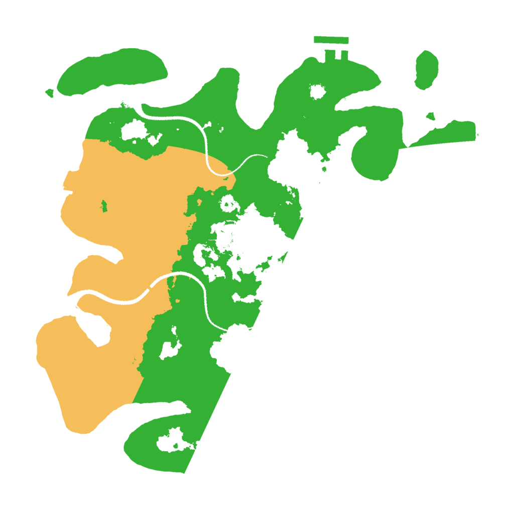 Biome Rust Map: Procedural Map, Size: 3000, Seed: 2434338
