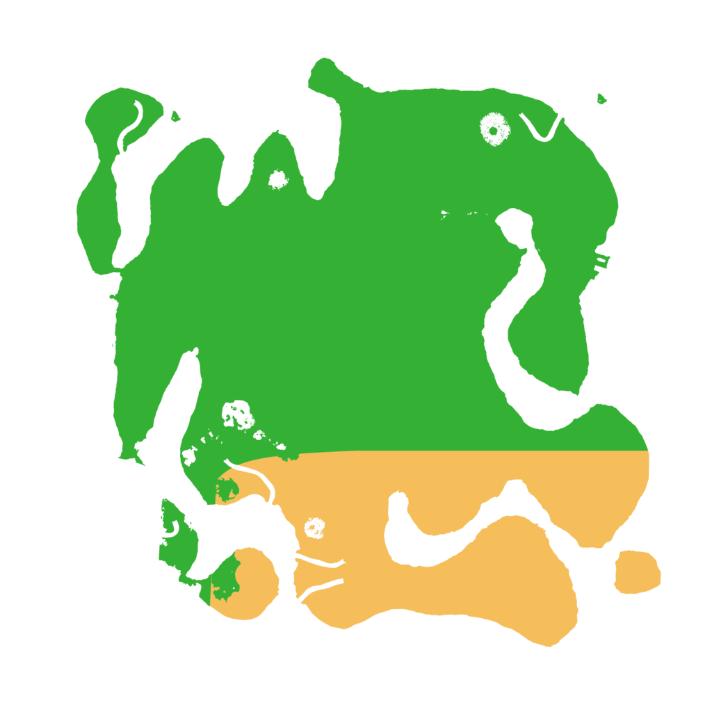 Biome Rust Map: Procedural Map, Size: 3500, Seed: 76008472