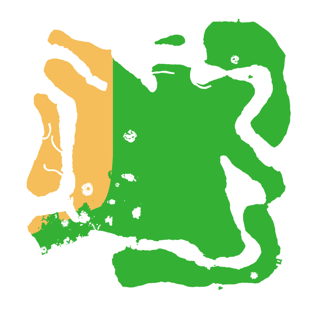 Biome Rust Map: Procedural Map, Size: 3800, Seed: 288828147