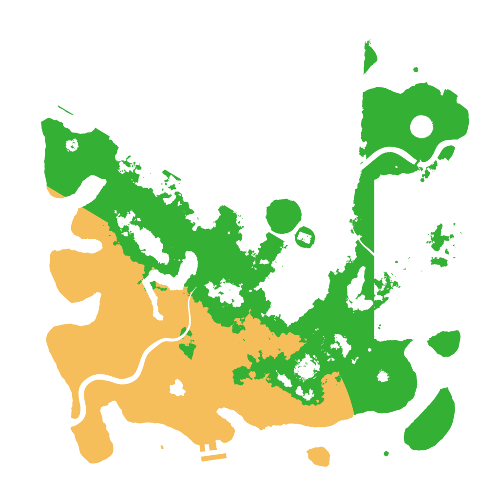 Biome Rust Map: Procedural Map, Size: 4000, Seed: 184863