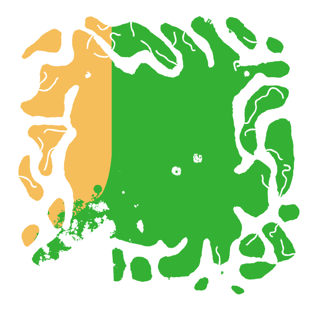 Biome Rust Map: Procedural Map, Size: 5000, Seed: 4001