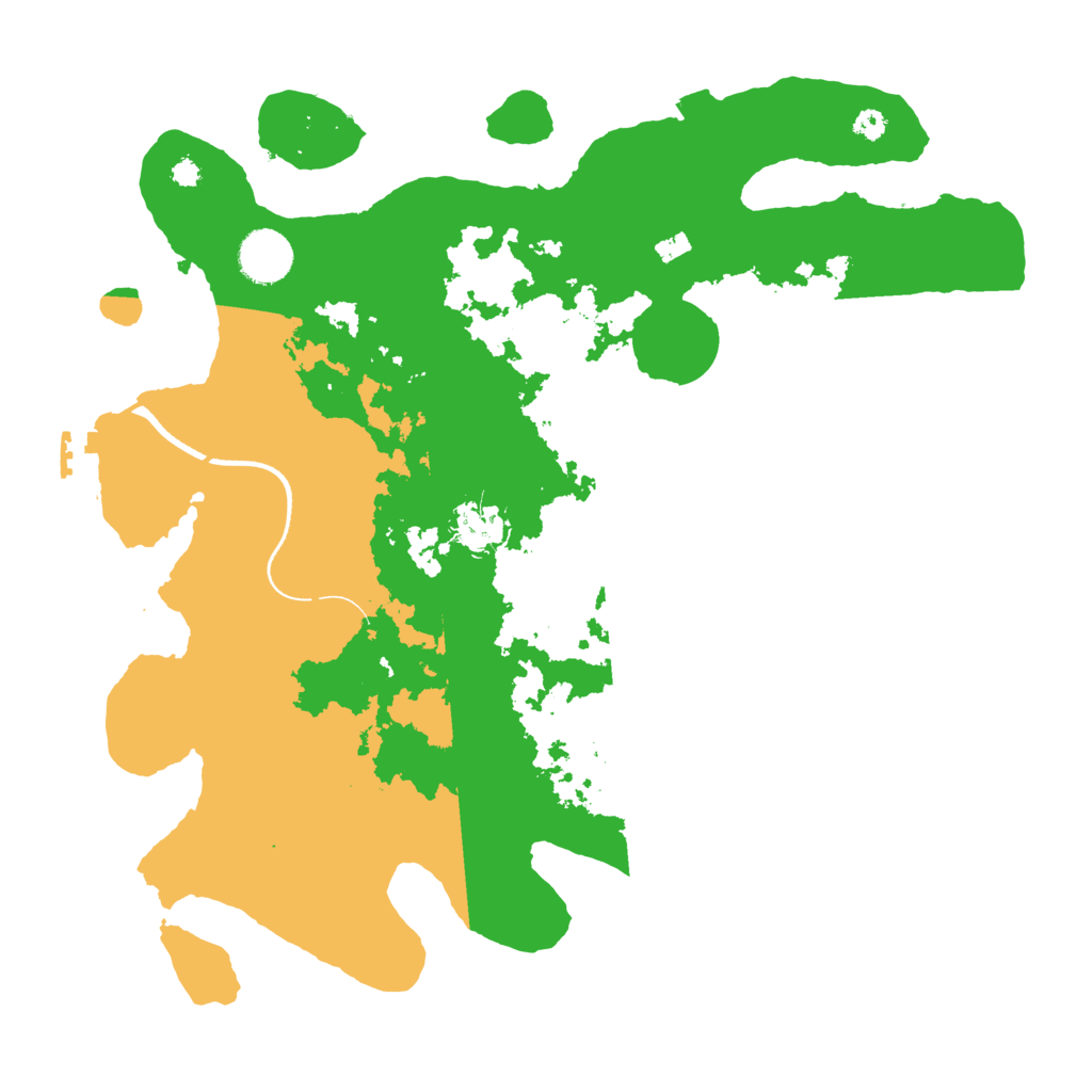 Biome Rust Map: Procedural Map, Size: 3550, Seed: 738277