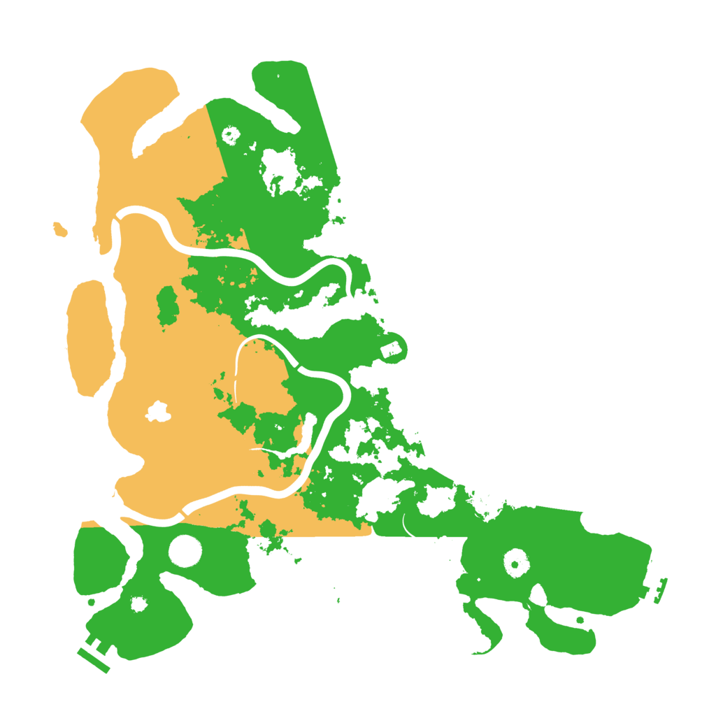 Biome Rust Map: Procedural Map, Size: 4000, Seed: 542242