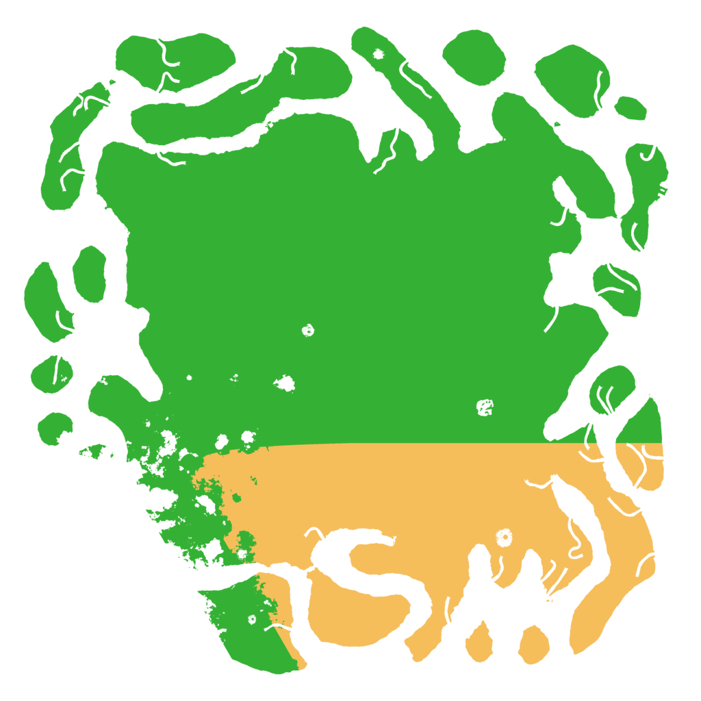 Biome Rust Map: Procedural Map, Size: 6000, Seed: 70