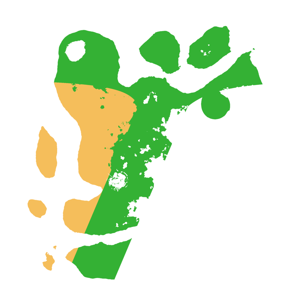 Biome Rust Map: Barren, Size: 3000, Seed: 874934526