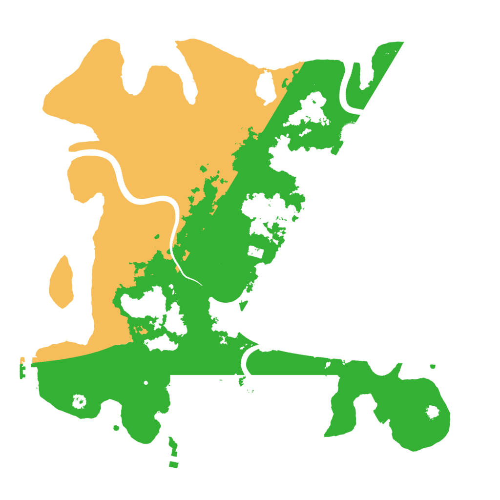 Biome Rust Map: Procedural Map, Size: 3500, Seed: 59690