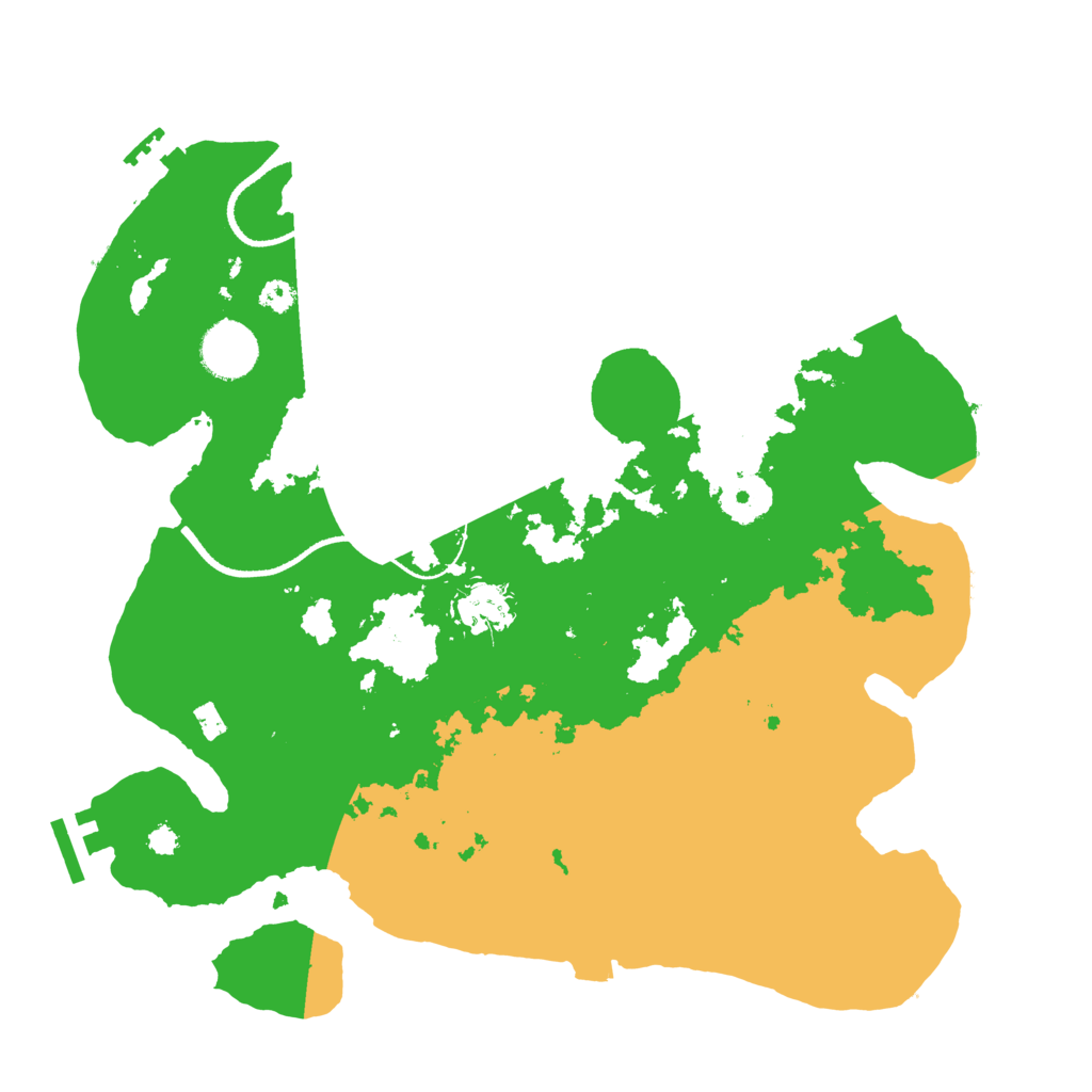 Biome Rust Map: Procedural Map, Size: 3350, Seed: 2067724644