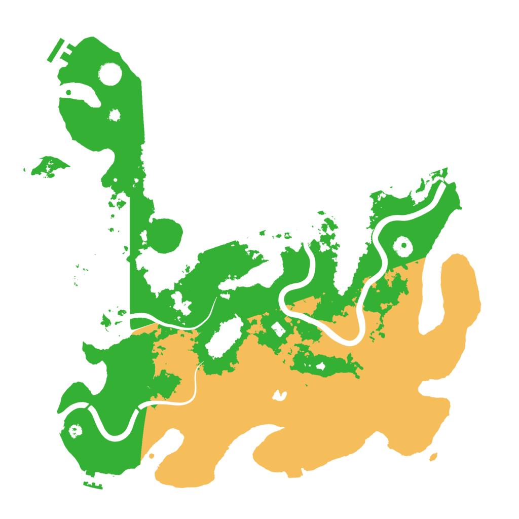 Biome Rust Map: Procedural Map, Size: 4000, Seed: 88