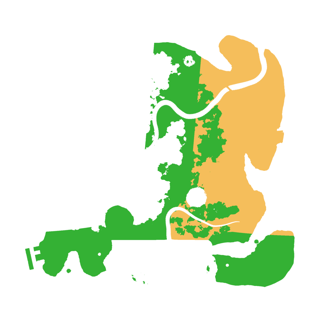 Biome Rust Map: Procedural Map, Size: 3000, Seed: 1627684934