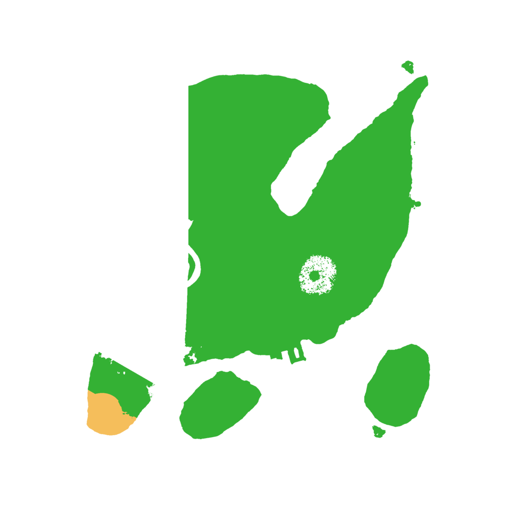 Biome Rust Map: Procedural Map, Size: 2000, Seed: 528564