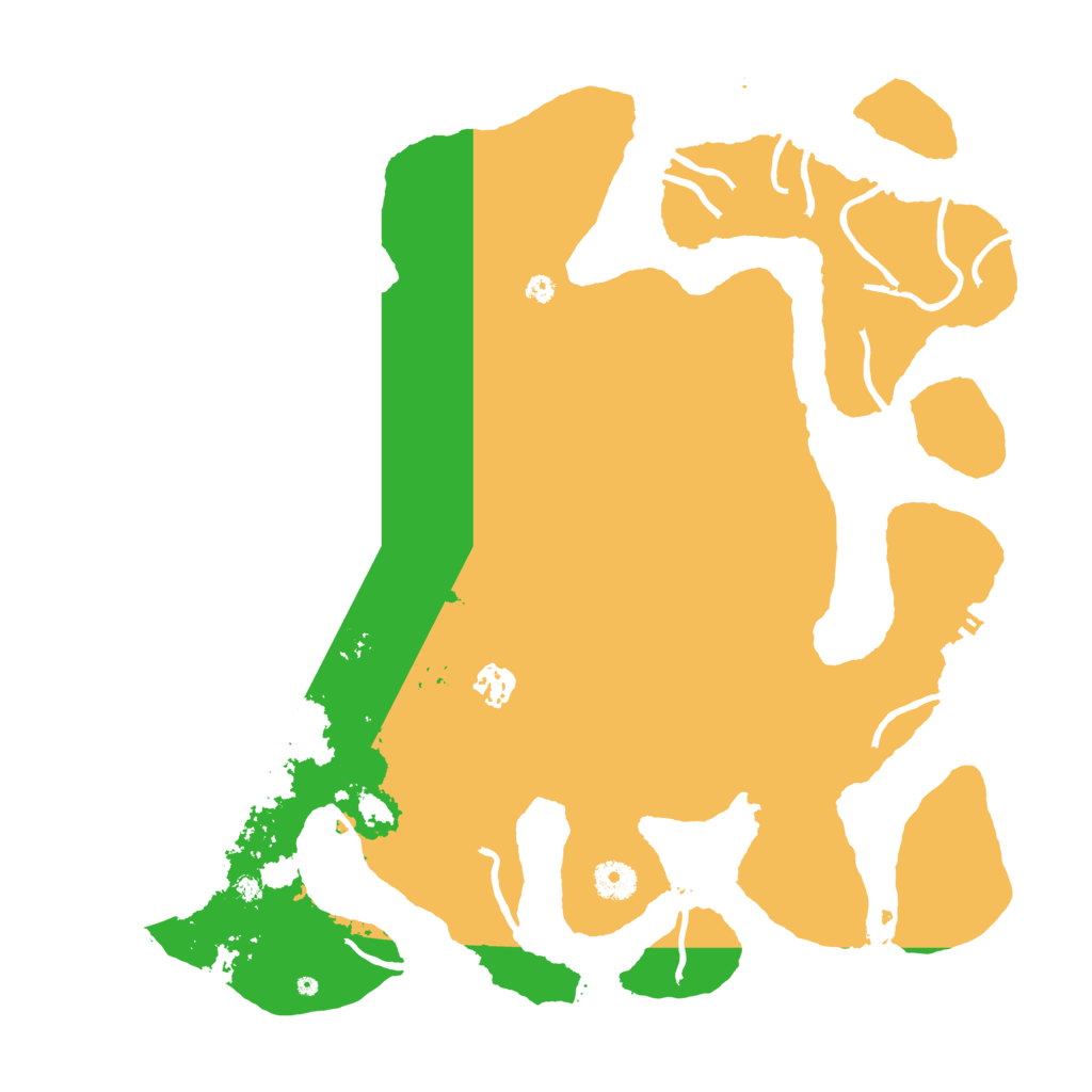 Biome Rust Map: Procedural Map, Size: 4000, Seed: 23991