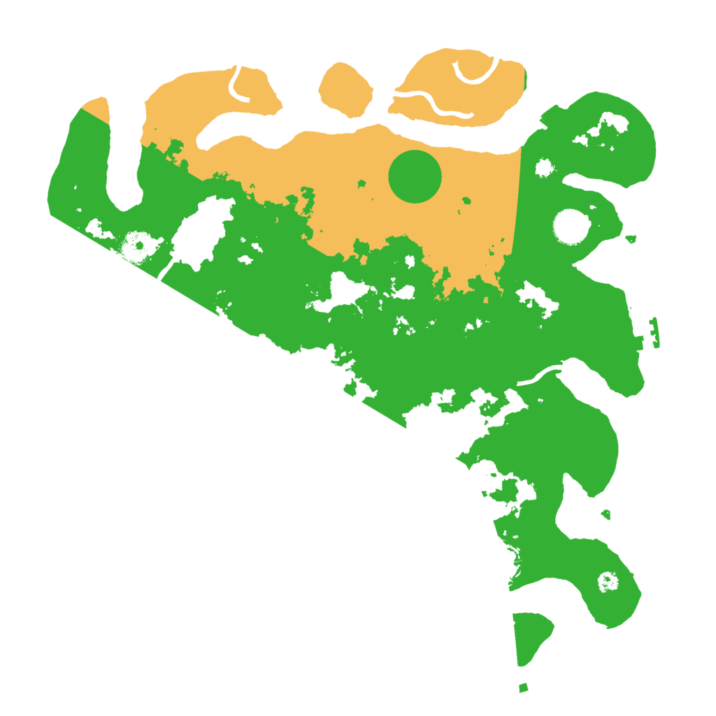 Biome Rust Map: Procedural Map, Size: 3550, Seed: 283687