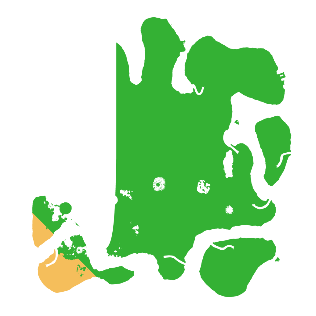 Biome Rust Map: Procedural Map, Size: 3500, Seed: 625743