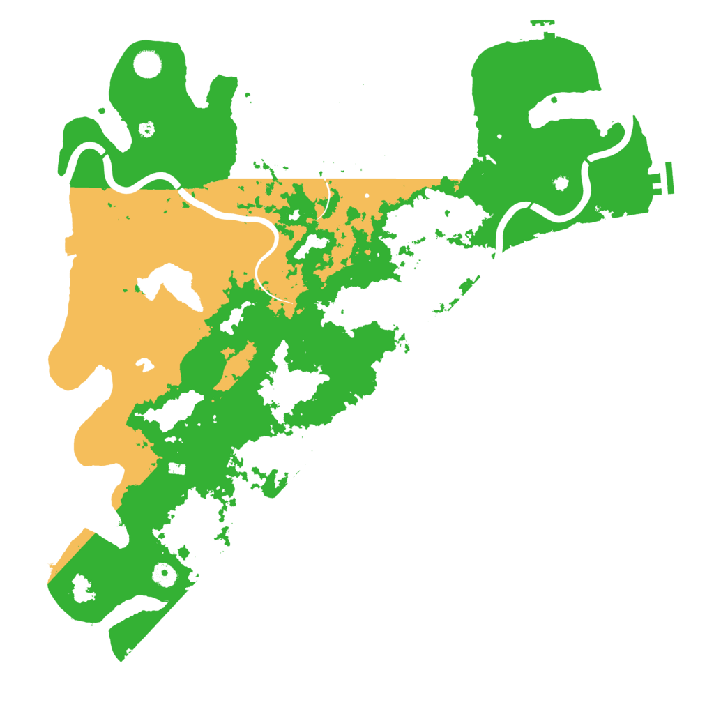 Biome Rust Map: Procedural Map, Size: 4500, Seed: 300694916