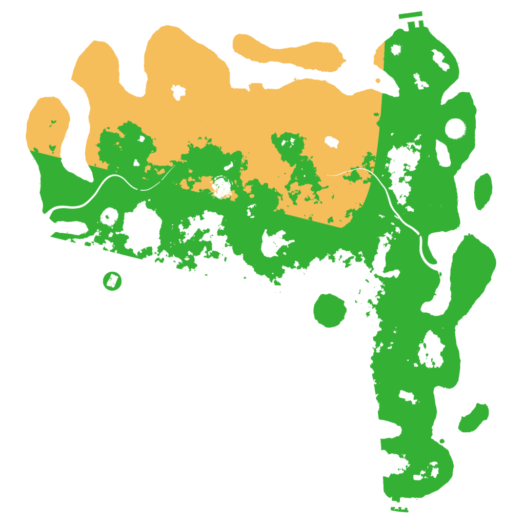 Biome Rust Map: Procedural Map, Size: 4500, Seed: 6147243
