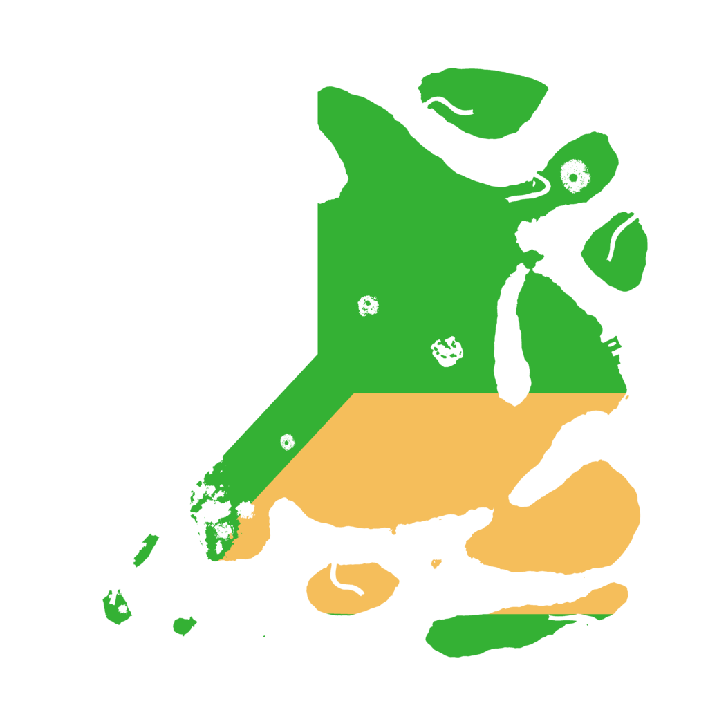 Biome Rust Map: Procedural Map, Size: 3500, Seed: 898994079