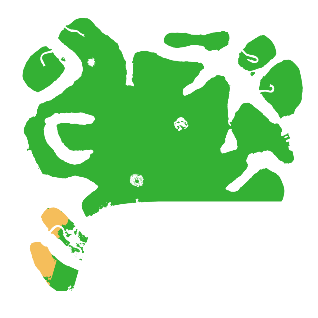 Biome Rust Map: Procedural Map, Size: 3550, Seed: 75615