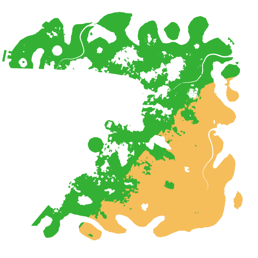 Biome Rust Map: Procedural Map, Size: 4500, Seed: 3642230